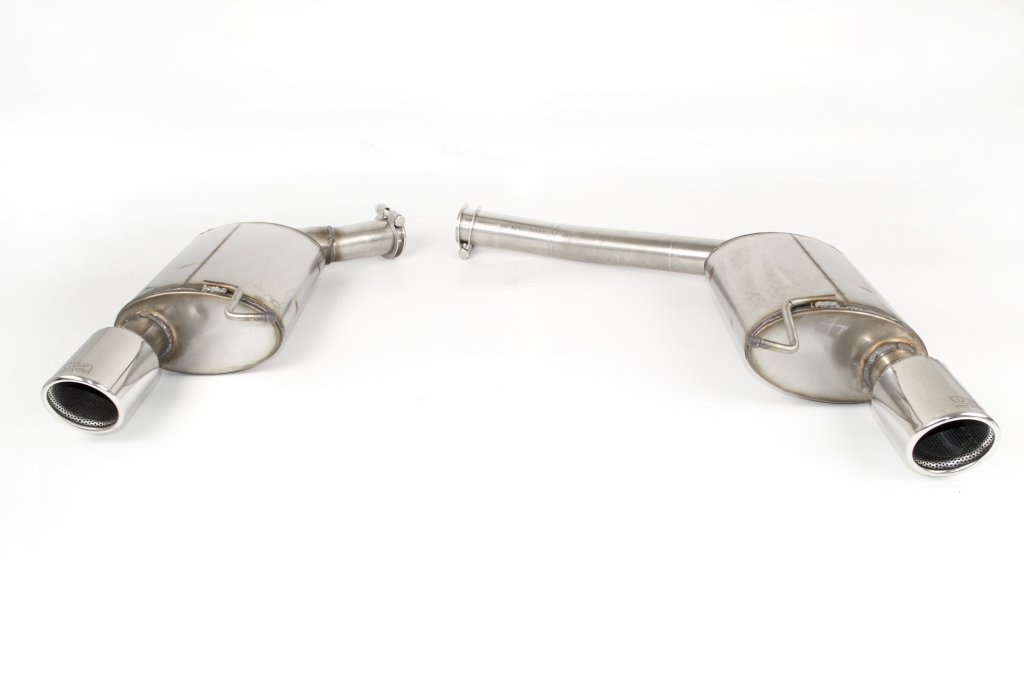 Sluttdemper duet Premium Ulter A4 B8 Avant 101-324 i 304 rustfri stal med N90RS endepiper