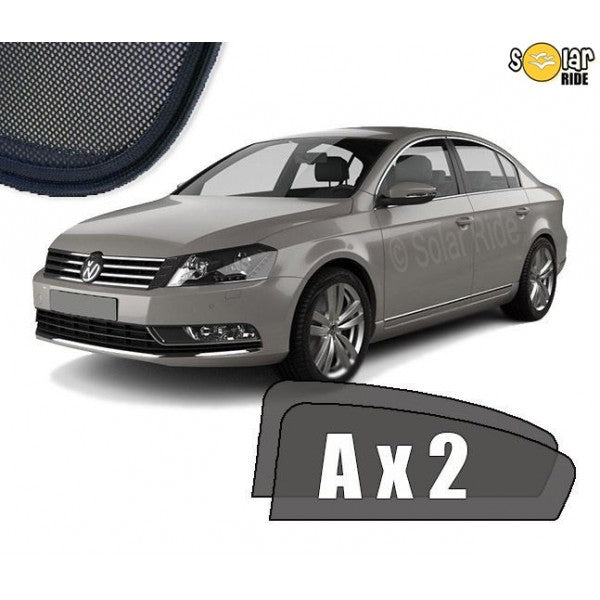 Sr solskjerm i akryl til Vw Passat B7 Sedan - vindavviser med enkel montering og regnbeskyttelse