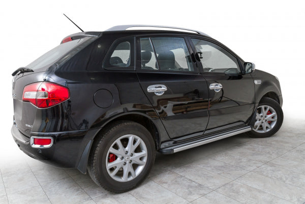 Stigtrinn Ventshield til Renault Koleos 2007-2016 i aluminium og svart