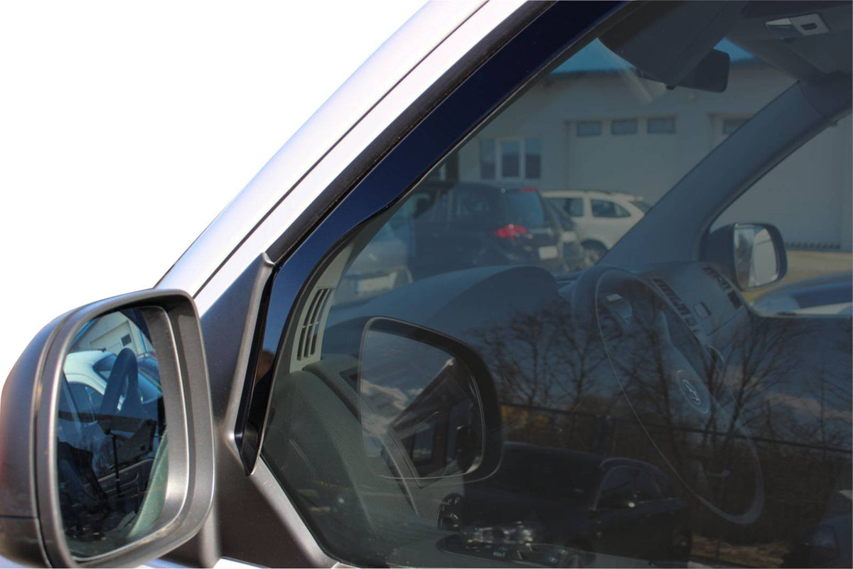 Heko vindavviser til Vw T5 / T6 / Transporter Caravelle Multivan - sett 2 stk. – sort og transparent