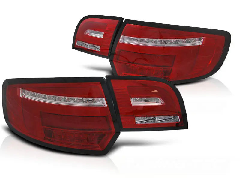 Baklykter Audi A3 8P 5D 08-12 Led Bar Red White SEQ | Nomax.no🥇