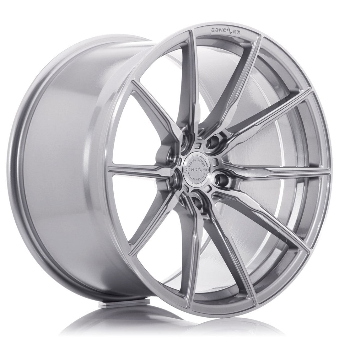 Felg Concaver CVR4 22x10,5" Brushed Titanium – sett forfra