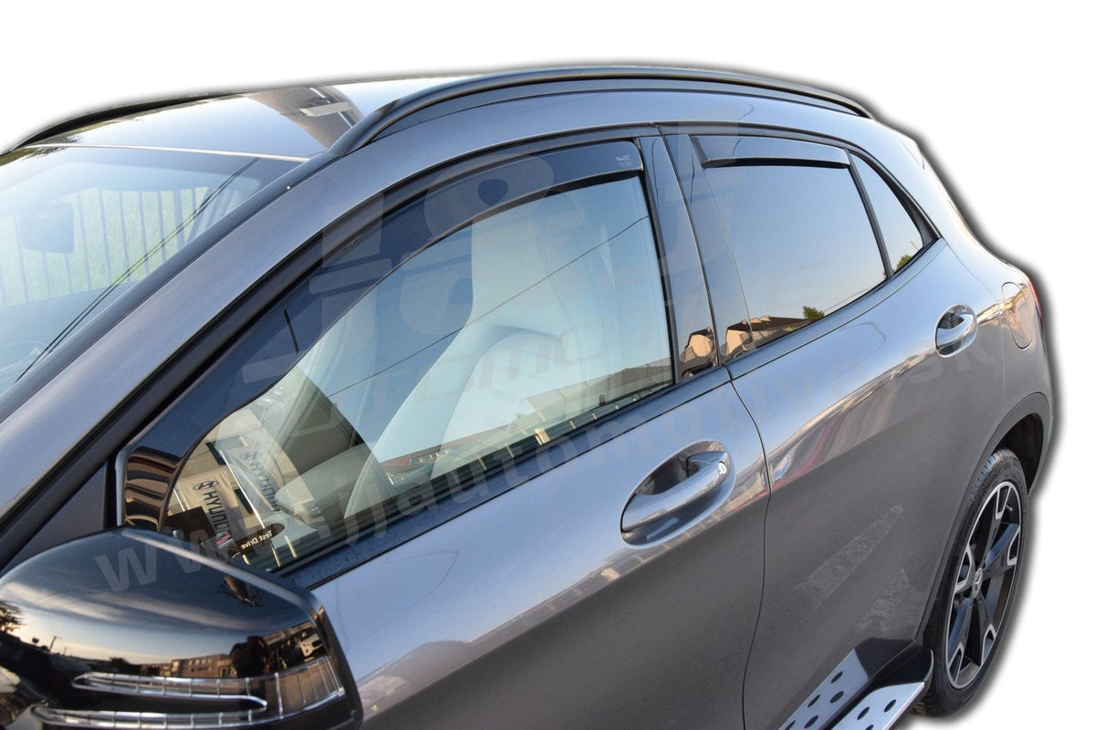 Vindavviser Mercedes GLA (X156) / sett 4 stk. (2013-2019) – PMMA Plexi - detaljer