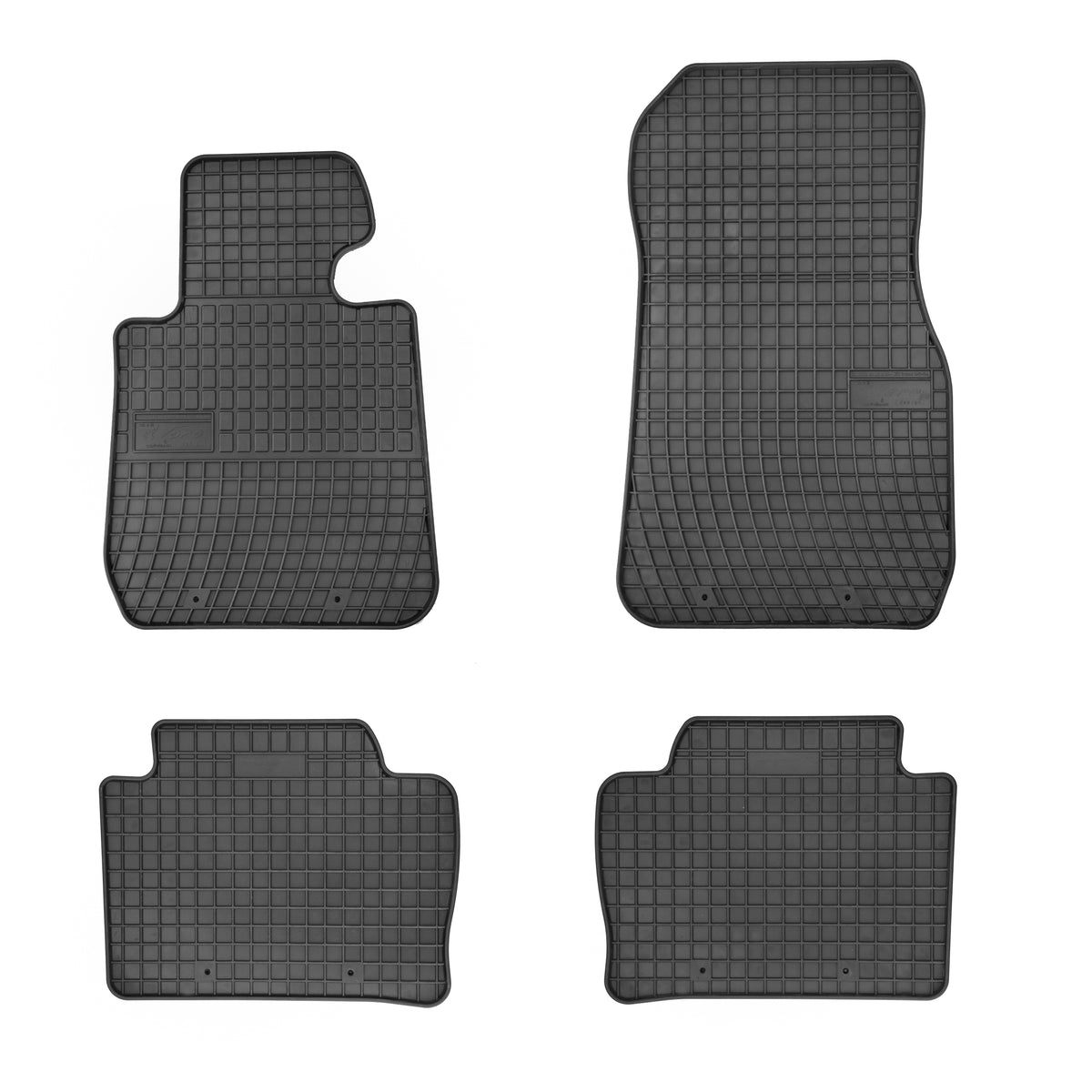 Frogum gummimatter til BMW 3 (F30/F31/F34/F35) 2011–2018 – svart, vanntett, sett med 4