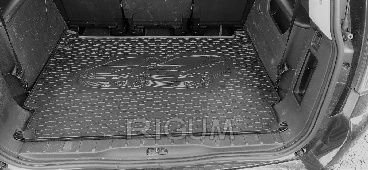 Rigum bagasjeromsmatte til Peugeot 5008 I – olje- og bensinbestandig