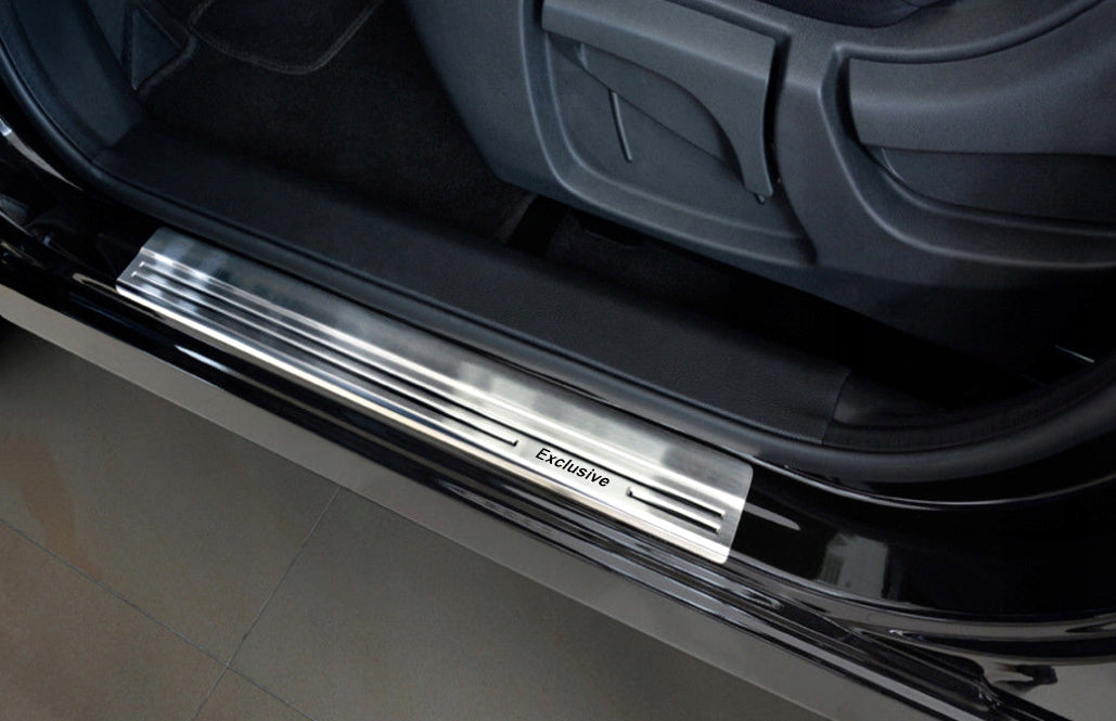 Avisa dørbeskytter til Nissan Qashqai (J11) / Exclusive Edition Silver – rustfritt stål