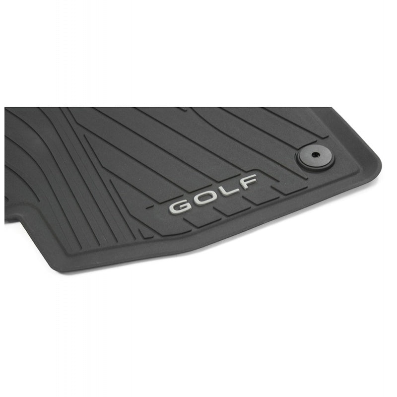 Gulvmatter Vw Golf VIII Hatchback (2019-) – HDTE - High-density Termoplast-elastomer | VAG OEM - detaljer