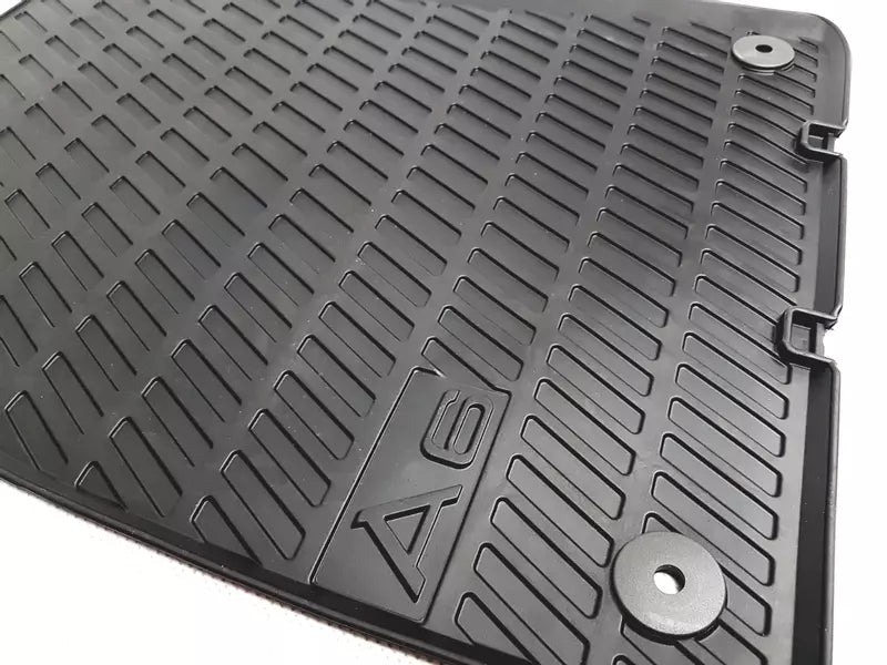 VAG OEM gulvmatter til Audi A6 C6 – Titanium Black farge
