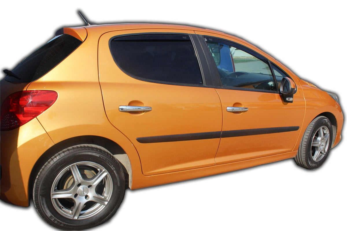 Vindavviser Peugeot 207 5-dørs (2006-2012) – PMMA Plexi - nærbilde
