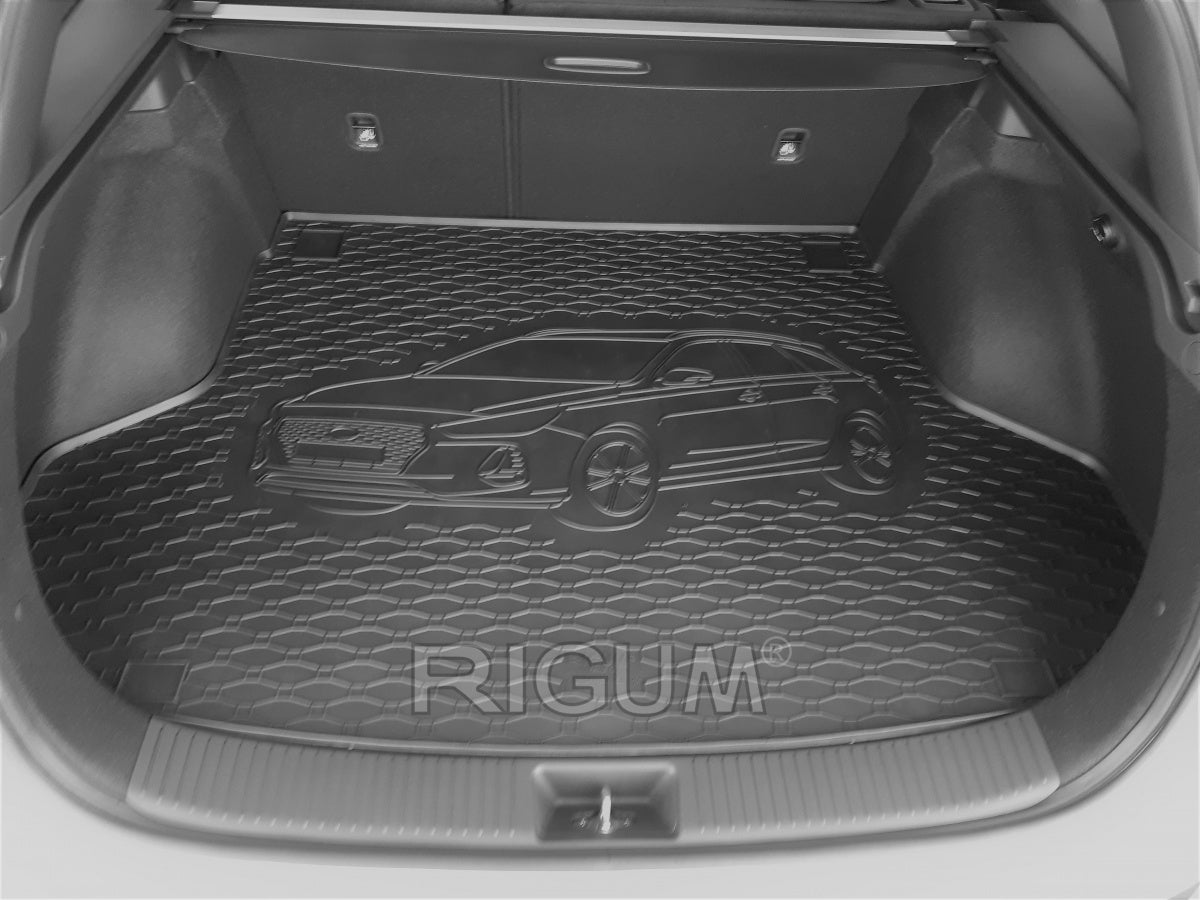 Rigum bagasjeromsmatte til Hyundai i30 III Wagon – svart titanium