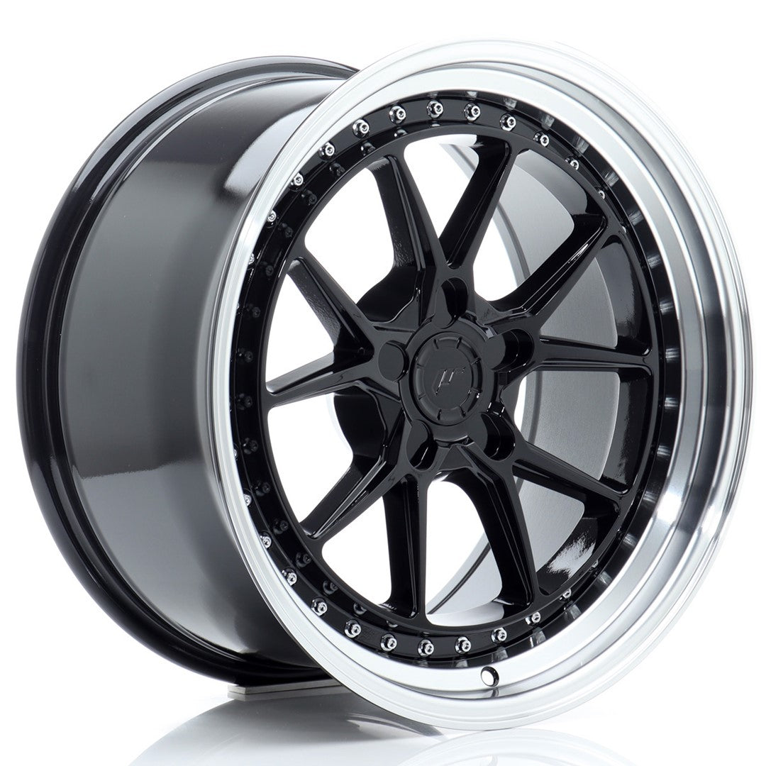 Felg JR Wheels JR39 18x9,5" Black – sett forfra