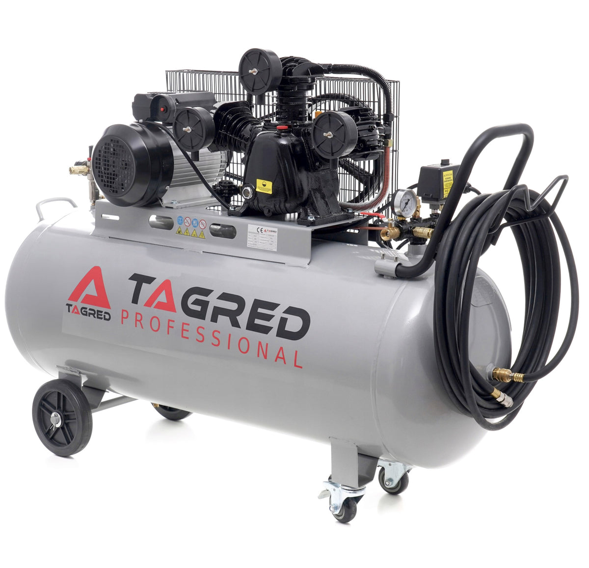 Kompressor Tagred TA326B – tre stempler og sylinderhoder