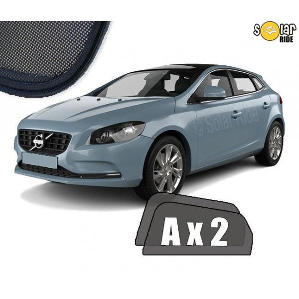 Sr solskjerm i akryl til Volvo V40 (2012-2019) for bedre ventilasjon og regnbeskyttelse
