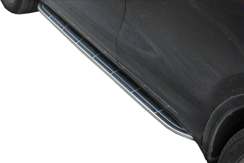 Stigtrinn fra Ventshield til Porsche Cayenne II (92A) i aluminium og ABS, enkel montering