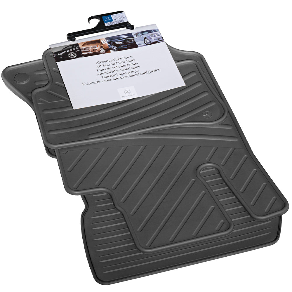 Gulvmatter Mercedes CLS (C218 / X218) / E (W212 / S212) – TPE Gummi | Mercedes OEM - sett bakfra
