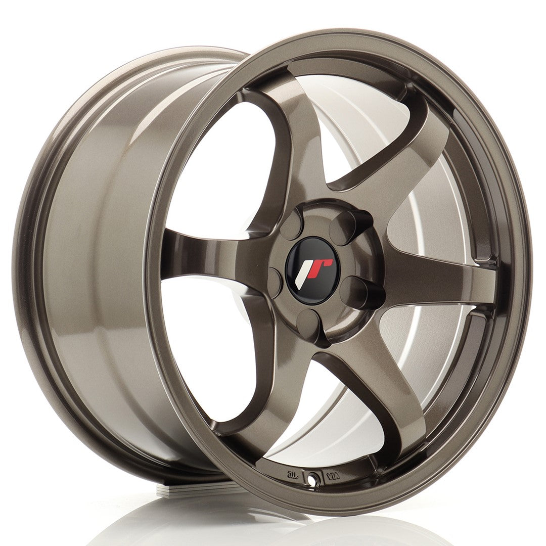Felg JR Wheels JR3 17x9" Bronze – sett forfra