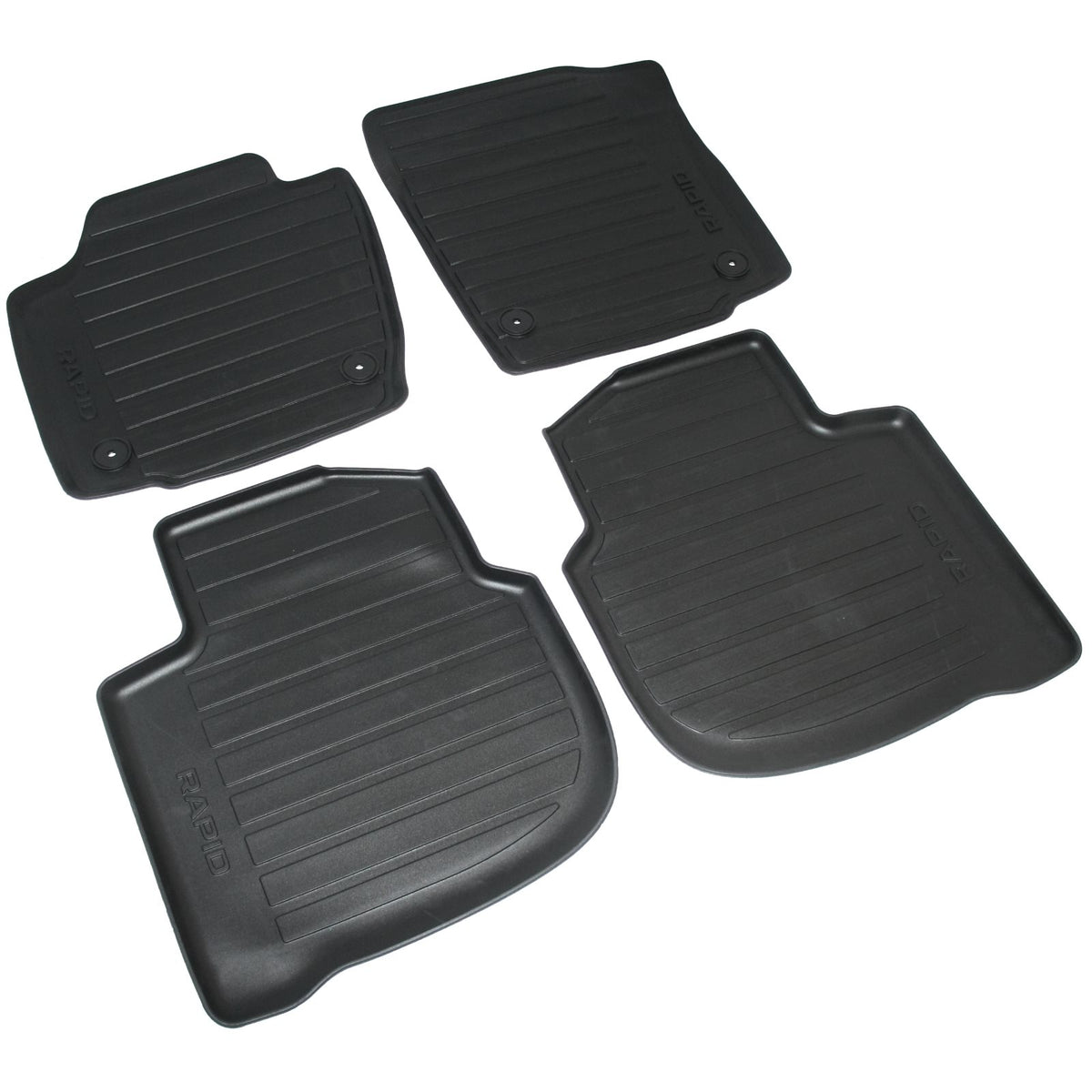 VAG OEM gulvmatter til Skoda Rapid – HDTE materiale