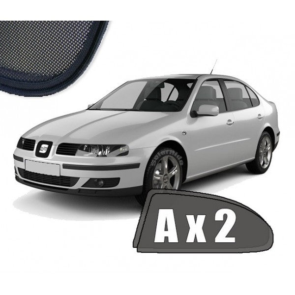 Sr solskjerm i akryl til Seat Toledo II som beskytter mot sol og regn, enkel montering med 3M tape