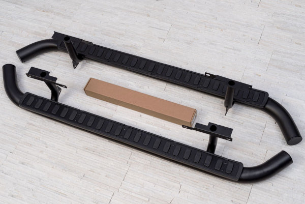 Stigtrinn Land Rover Defender 110 Ventshield (2003-2016) - sett bakfra