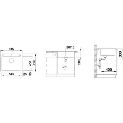 Måltegning Blanco Naya 6 – mål 615x510 mm