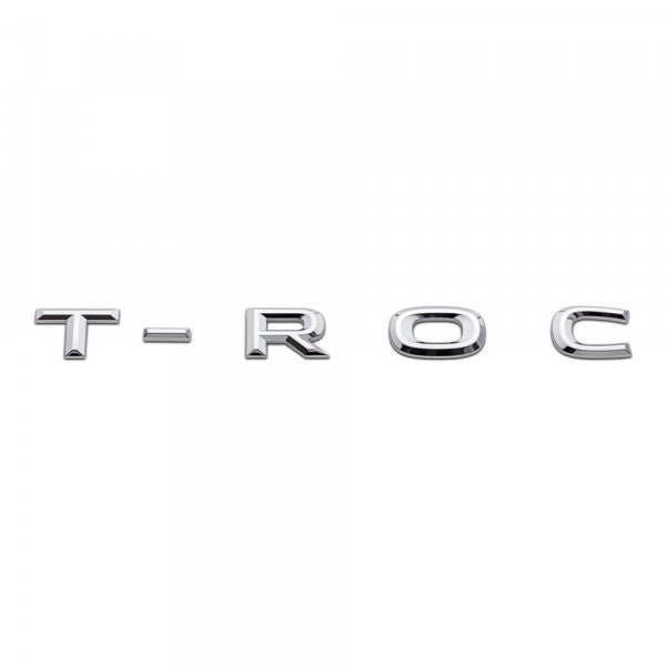 Emblem/logo til Vw T-Roc I Chrome i krom med perfekt passform og enkel montering