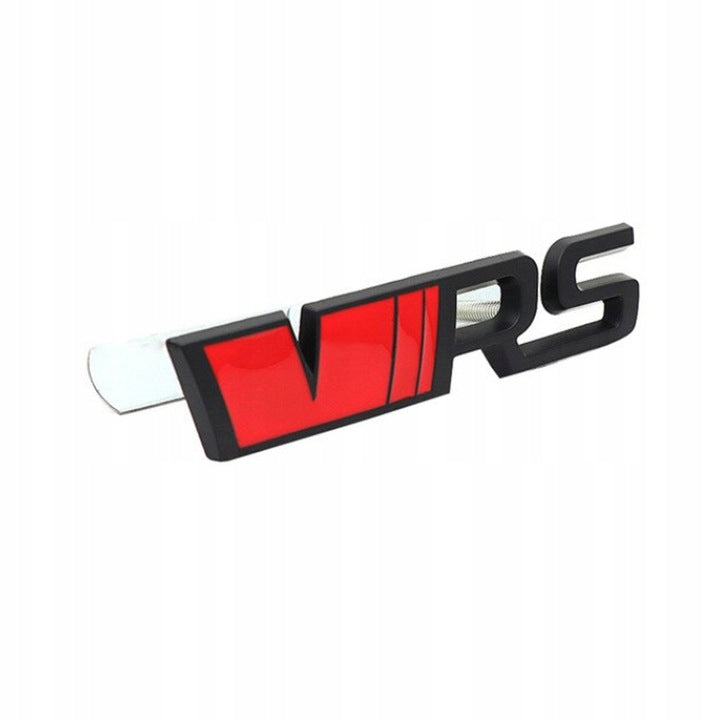 Emblem Skoda VRS RS - sett forfra