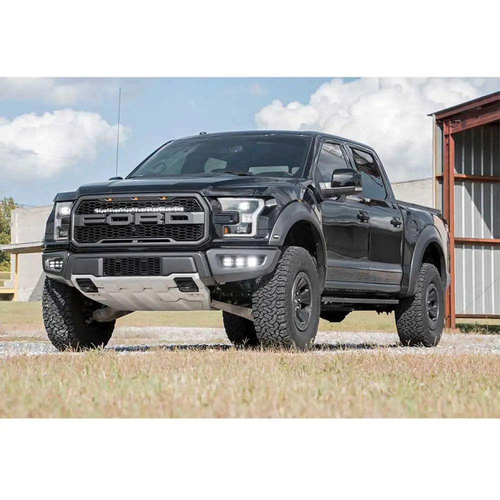 30’ Led Kurvet Hvit Drl Front Grill Lys - Ford F150 Raptor 17-20 - 3