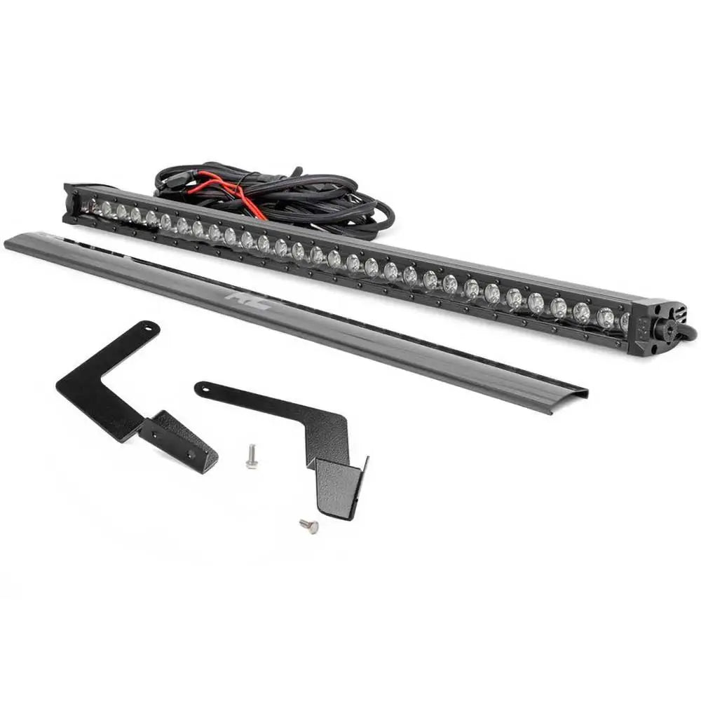 30’ Toyota Tacoma 16-23 Led Listebelysning Hvit Drl Rough Country Black Series - 1