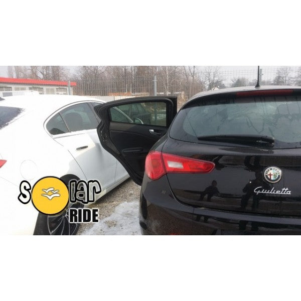 Solskjerm Alfa Romeo Giulietta (2010-2020) (2 stk) - sett forfra