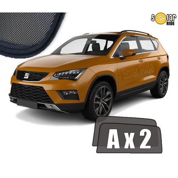 Sr solskjerm i akryl til Seat Ateca som vindavviser og regnbeskyttelse