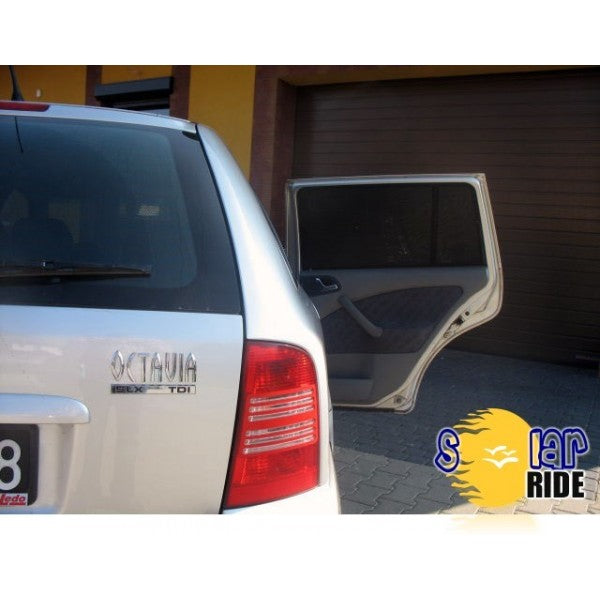 Solskjerm Skoda Octavia Stasjonsvogn I (1996-2010) (6 stk) - sett bakfra