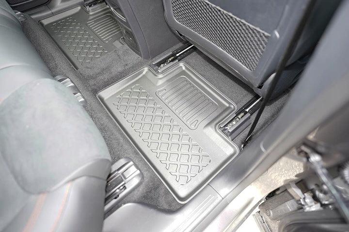 Gulvmatter Mercedes EQB (X243) (2021-2026) – Antiskli luktfrie gummi TPE - nærbilde