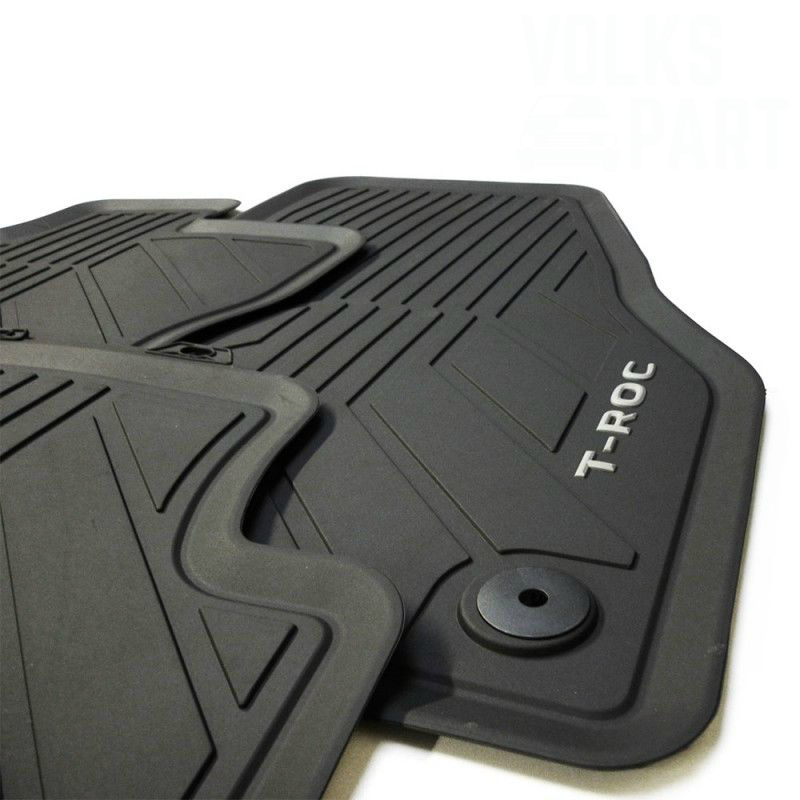 VAG OEM gulvmatter til Vw T-Roc I – anthracite svart farge