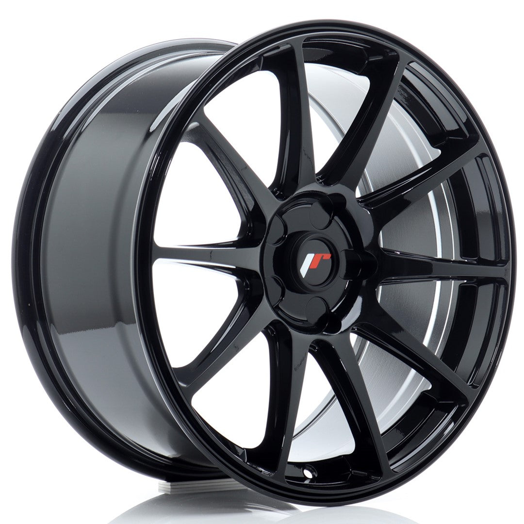 Felg JR Wheels JR11 18x8,5" Black – sett forfra