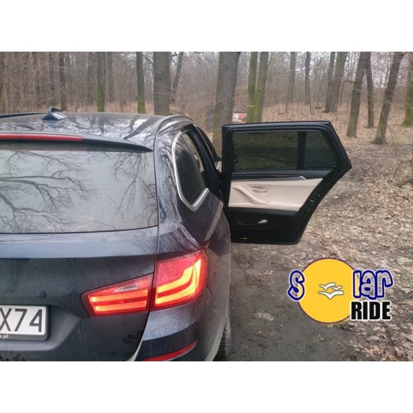 Solskjerm Bmw 5 (F11) Touring (2010-2017) (6 stk) - sett forfra