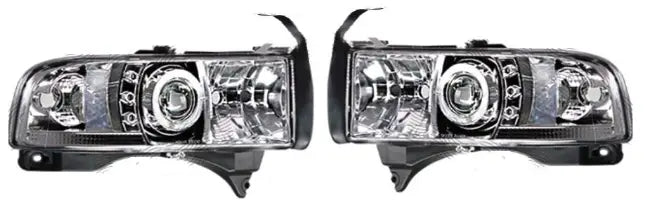 Frontlykter Dodge Ram 94-01 venstre og høyre H1/H1 sølv | Nomax.no🥇