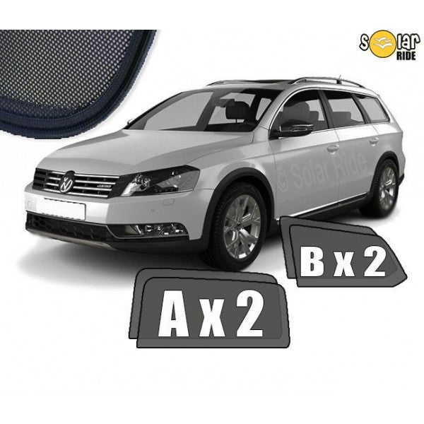 Sr solskjerm i akryl til Vw Passat B7 Variant, vindavviser med enkel montering og regnbeskyttelse