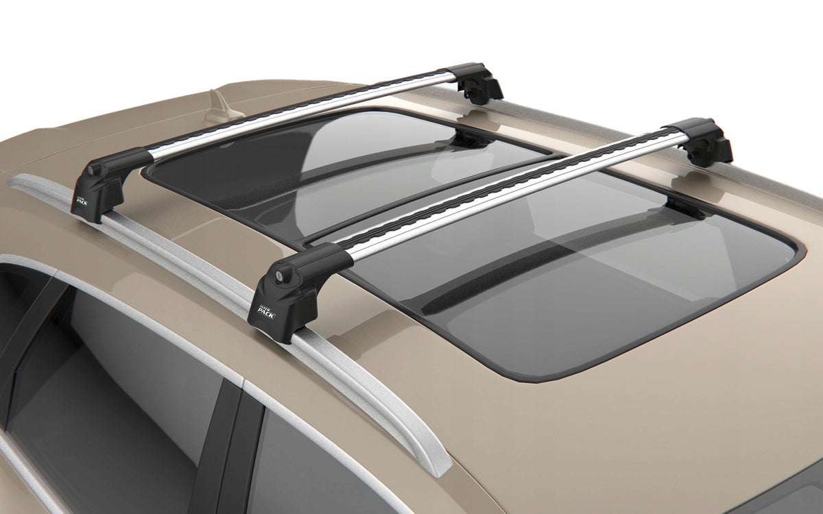 Takstativ ukjent produsent til Volvo V90, aerodynamisk design i aluminium og ABS for enkel montering og høy lastekapasitet