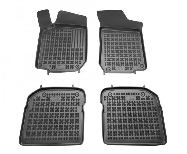 Rezaw-Plast gummimatter til Seat LEON I (1999-2005) med 30mm høykant – svart sett med 4 matter