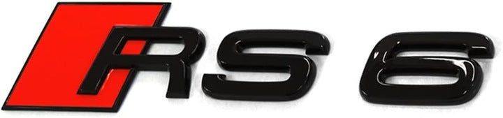 Emblem Audi RS6 Sport Black Edition - sett forfra