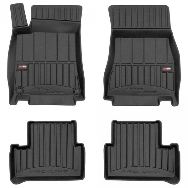 Frogum 3D Premium gulvmatter til Mercedes A-Klasse V177 (2018-) – svart TPE med 60 mm sidekant