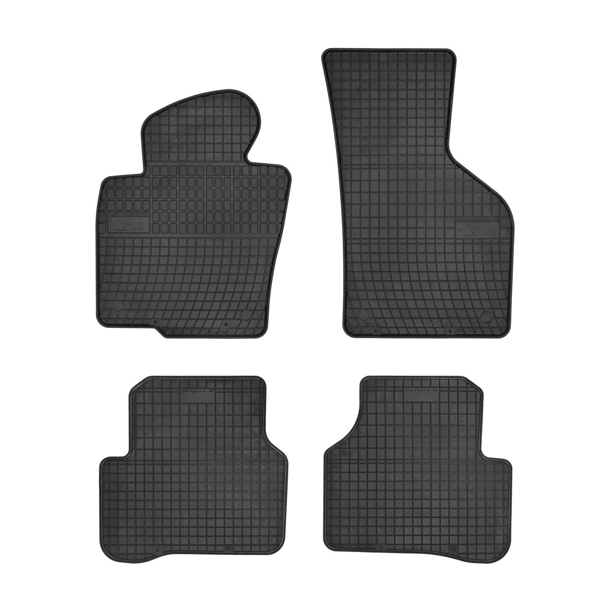 Frogum gummimatter til VW Passat B6 / B7 / Passat CC – svart, vanntette, sett med 4 matter