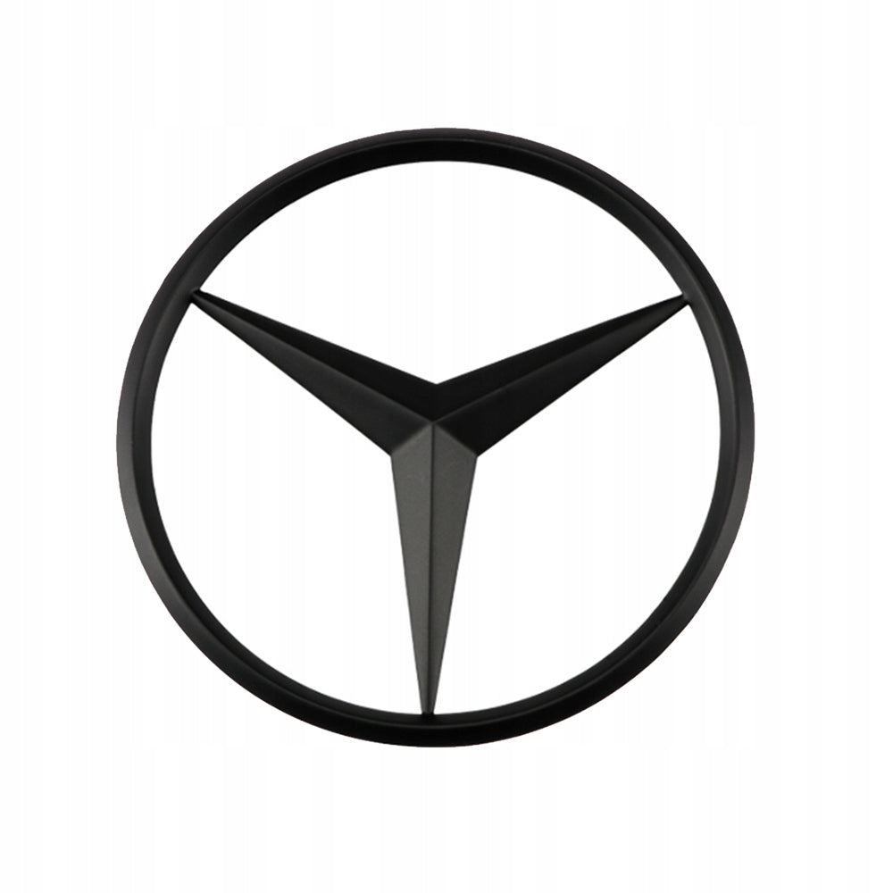 Emblem Mercedes stjerne W205 / W206 Sport Black Matt Edition - sett forfra