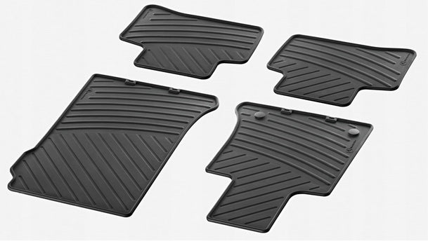 Gulvmatter Mercedes GLK (X204) (2008-2015) – TPE Gummi | Mercedes OEM - sett forfra