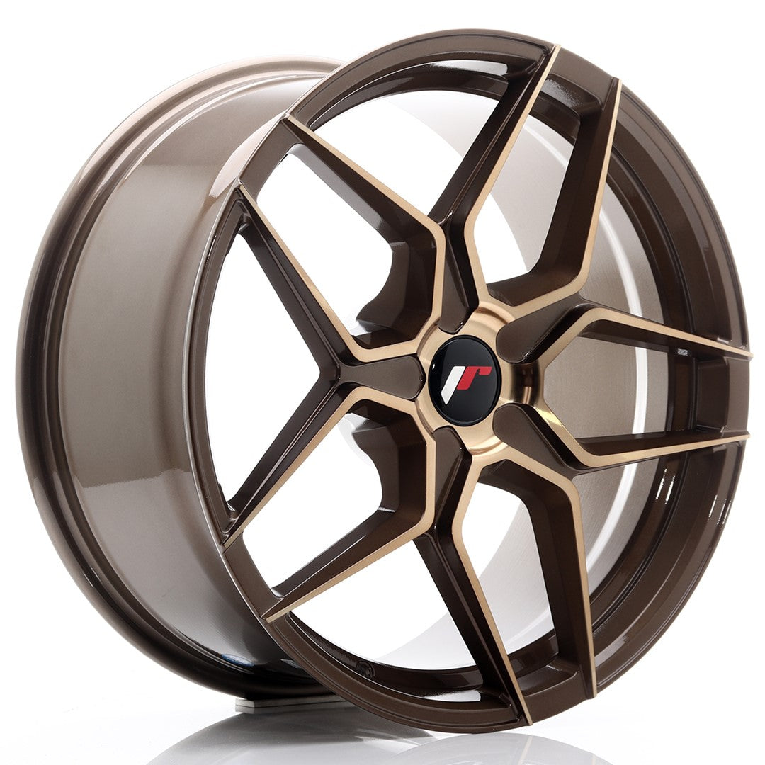 Felg JR Wheels JR34 19x8,5" Bronze – sett forfra