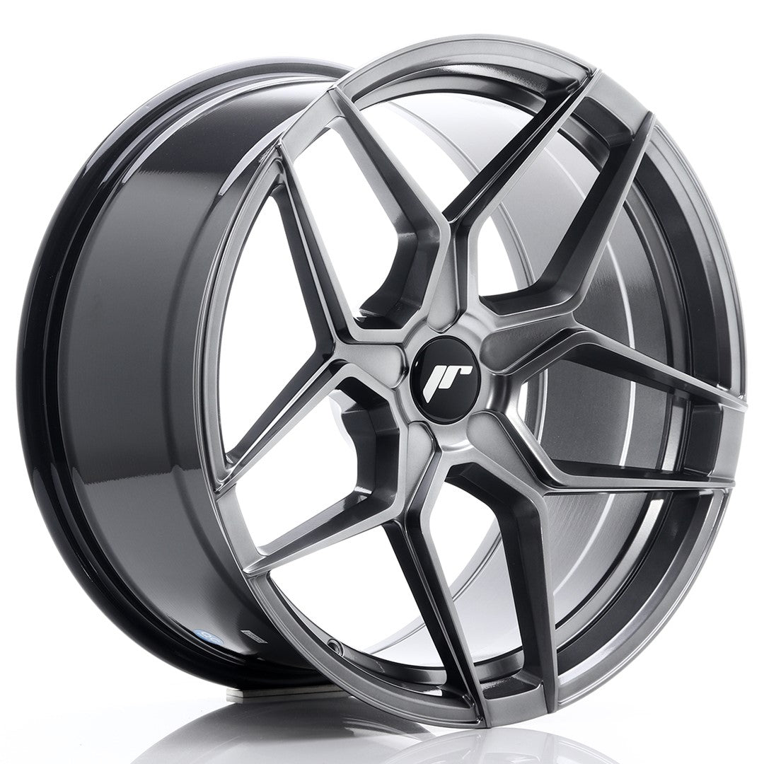 Felg JR Wheels JR34 19x9,5" Hyper Black – sett forfra