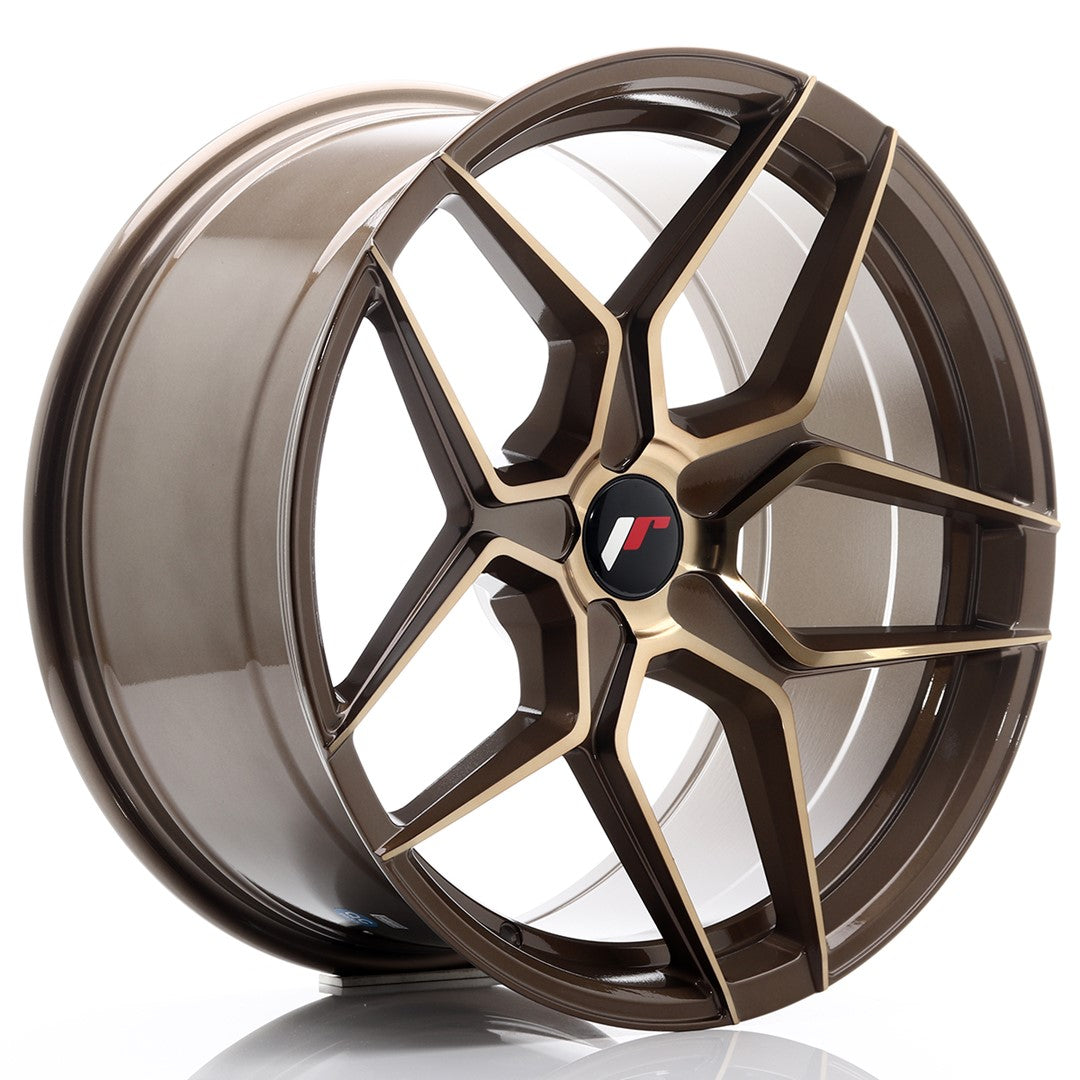 Felg JR Wheels JR34 19x9,5" Bronze – sett forfra
