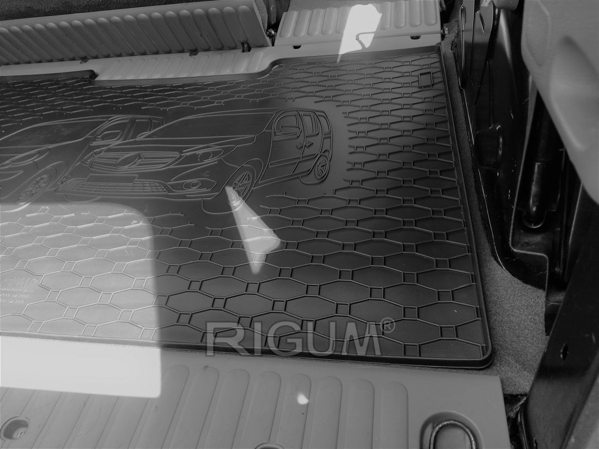 Bagasjeromsmatte Mercedes Citan (W415) (2012-) – Luktfrie Gummi - detaljer