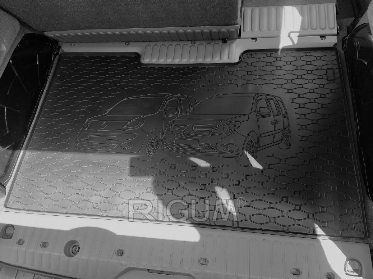 Rigum bagasjeromsmatte til Mercedes Citan (W415) – 10 mm sidekant