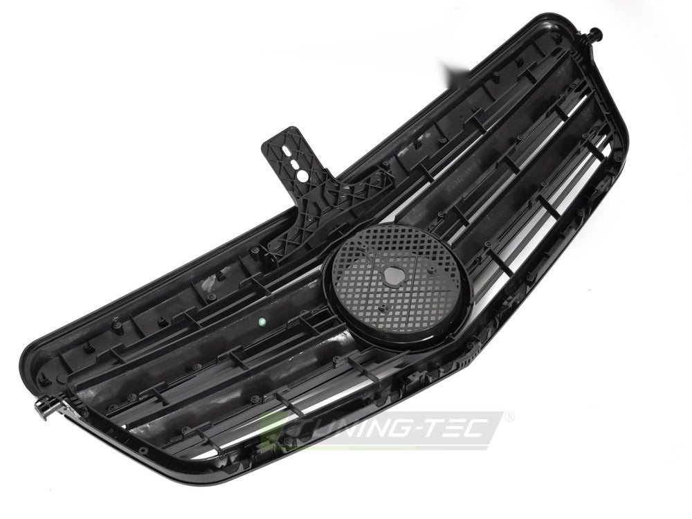 Grill Mercedes E-Klasse W212/S212 09-13 sort med festedetaljer.